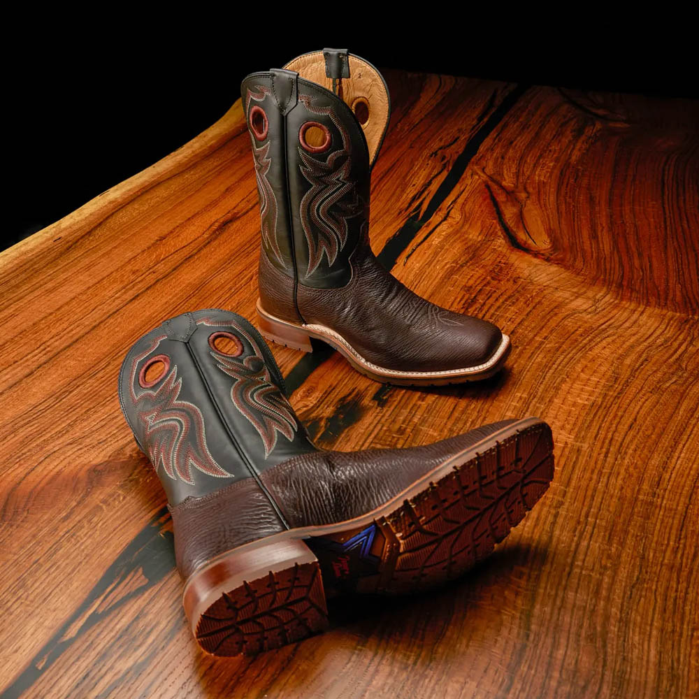 Featured Style: Avalos Cognac 11” Western Boot. Shop Avalos Cognac 11” Western Boot in black and dark brown.